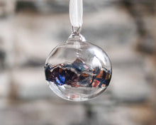 Load image into Gallery viewer, Mountain bauble with copper lustre