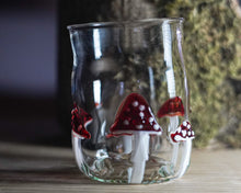 Load image into Gallery viewer, Mushroom Tumbler - short - Amanita Muscaria/Fly Agaric