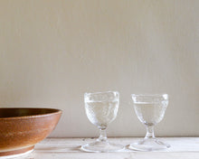 Load image into Gallery viewer, Handblown tipple glass with pine texture