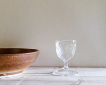 Load image into Gallery viewer, Handblown tipple glass with pine texture