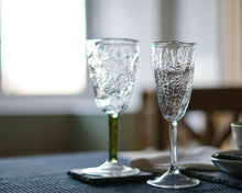 Load image into Gallery viewer, Forest Fern Champagne Glass