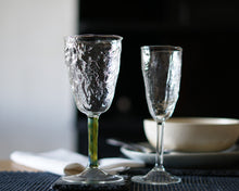 Load image into Gallery viewer, Forest Herdwick Wool Textured Wine Glass